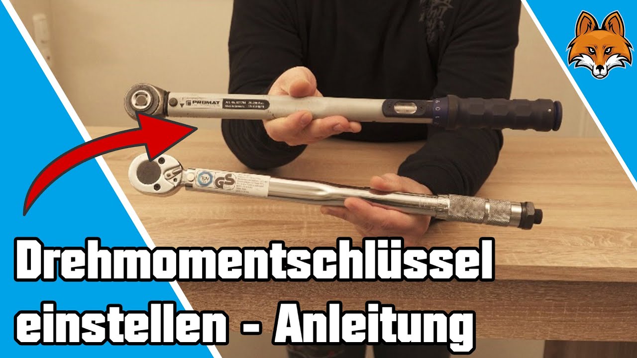 Drehmomentschl&uuml;ssel einstellen - einfache Anleitung 🔧
