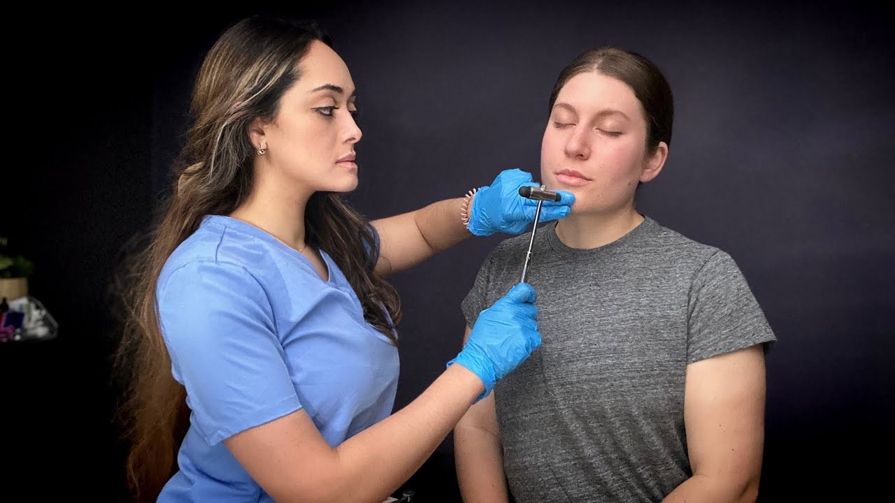 ASMR Cranial Nerve Exam & Reflex Hammer Neurological Assessment | 'Unintentional' Roleplay