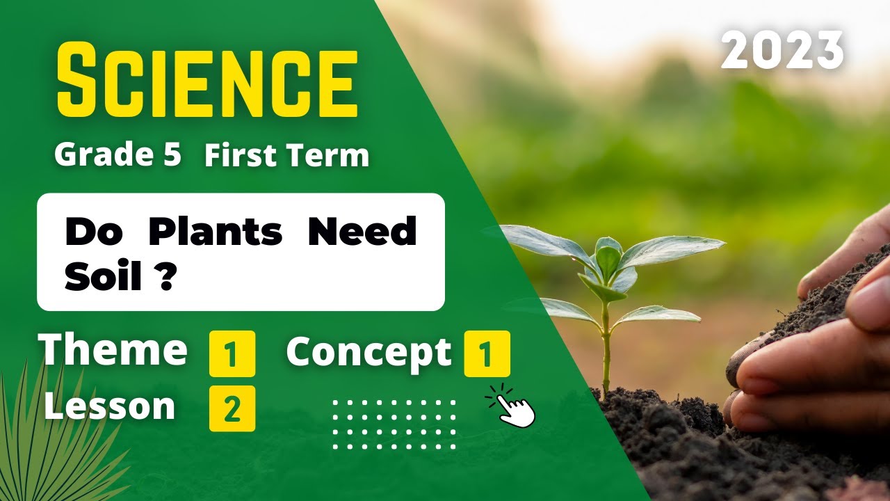 Grade 5 | Science | Unit 1 - Concept 1 - Lesson 2 - Do Plants Need Soil ?