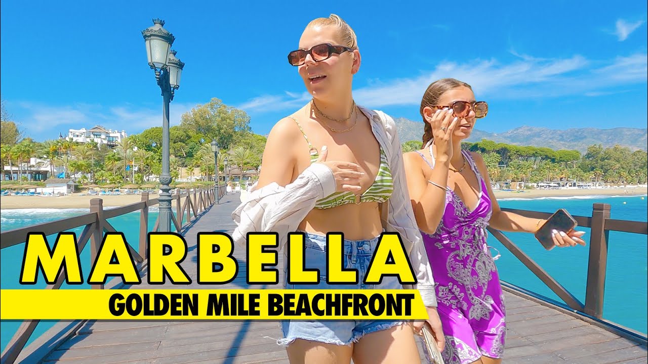 Golden Mile beachfront walk & talk - Marbella Club to Puente Romano guided virtual tour in October