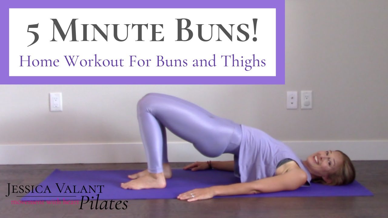 5 Minute Buns - Buttocks Workout at Home!