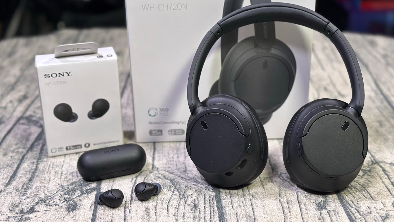 Sony WF-C700N / WH-CH720N ( Great Active Noise Canceling Earbuds / Headphones )