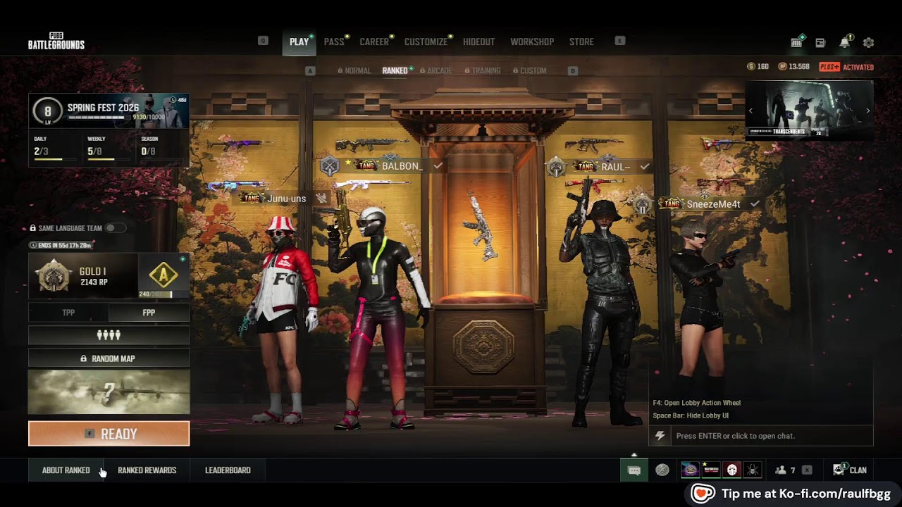 🔴LIVE RAUL PUBG [HOT DROP] SEA | FPP Ranked #pubg