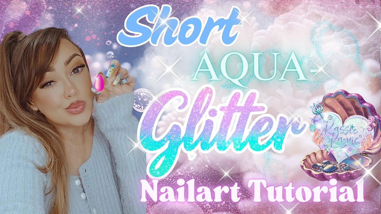 SHORT AQUA NAILS? I got you!!!