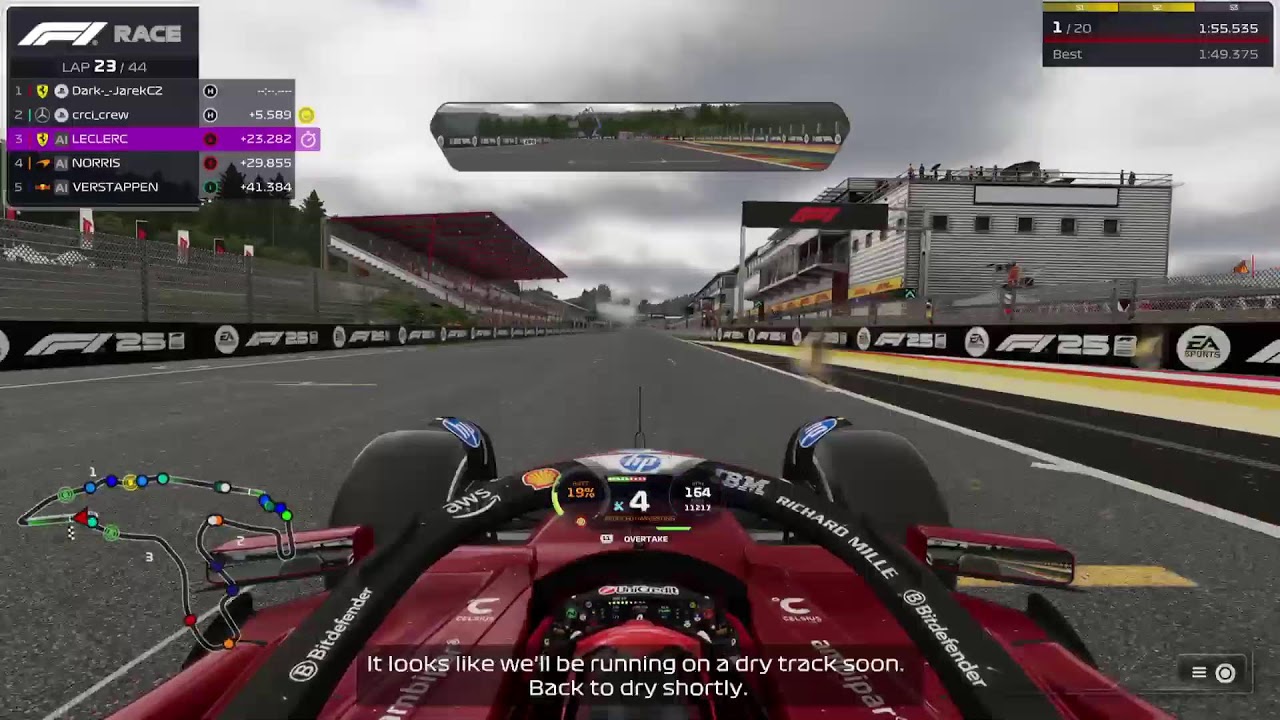 F1 25 velká cena Belgie  [Live🔴/PS5]