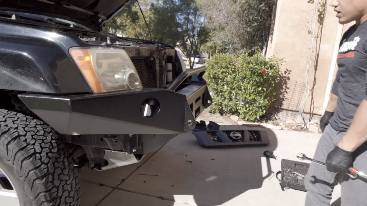 Hefty Fabworks 2005+ Nissan Xterra Aluminum Bumper Install