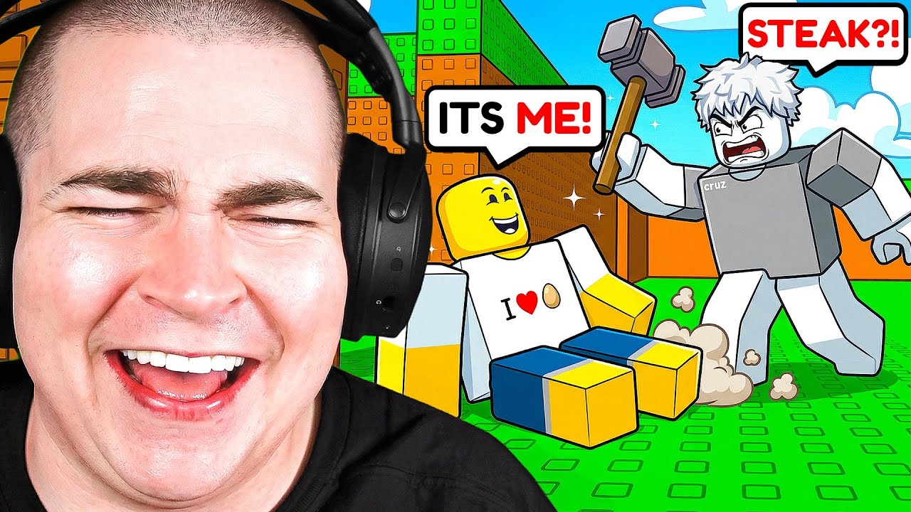 Я тайно взломал игру Круза в Roblox.