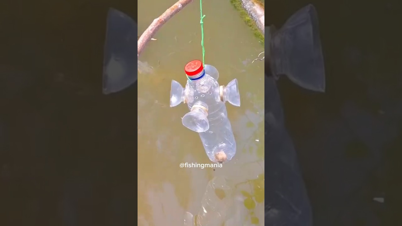 Гениальный рыболовный инструмент своими руками из пластиковой бутылки &mdash; ловите рыбу мгновенно!
