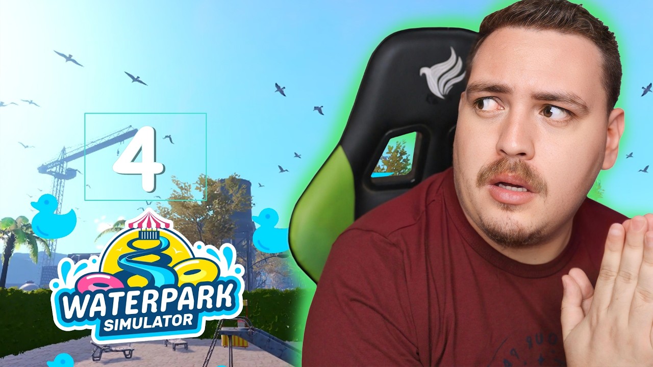 Agora a SUJEIRA vem do CÉU! │ Waterpark Simulator │ EP: 04