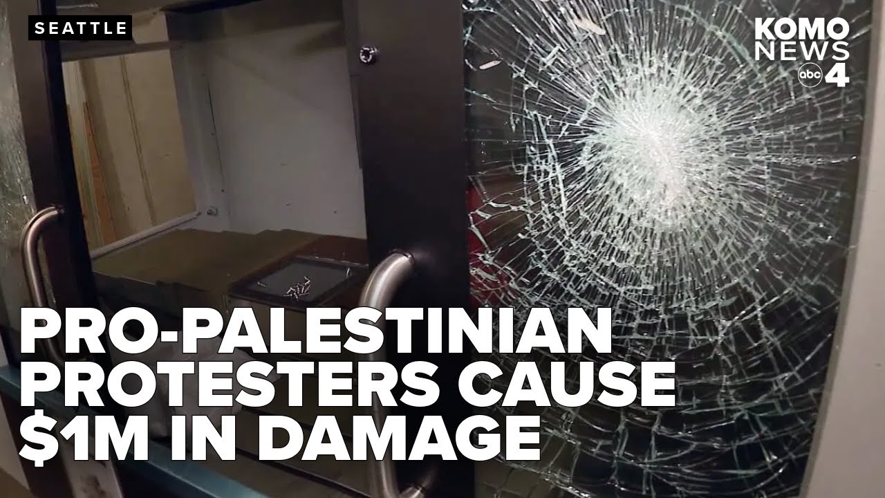 Pro-Palestinian protesters cause $1M in damage to University of Washington building