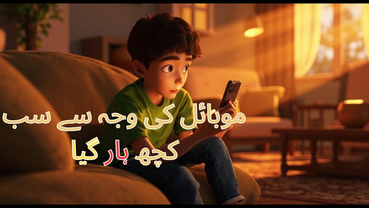Kamran and the Mobile Addiction Story | Urdu Moral Story | Urdu Kahani | #urdustories