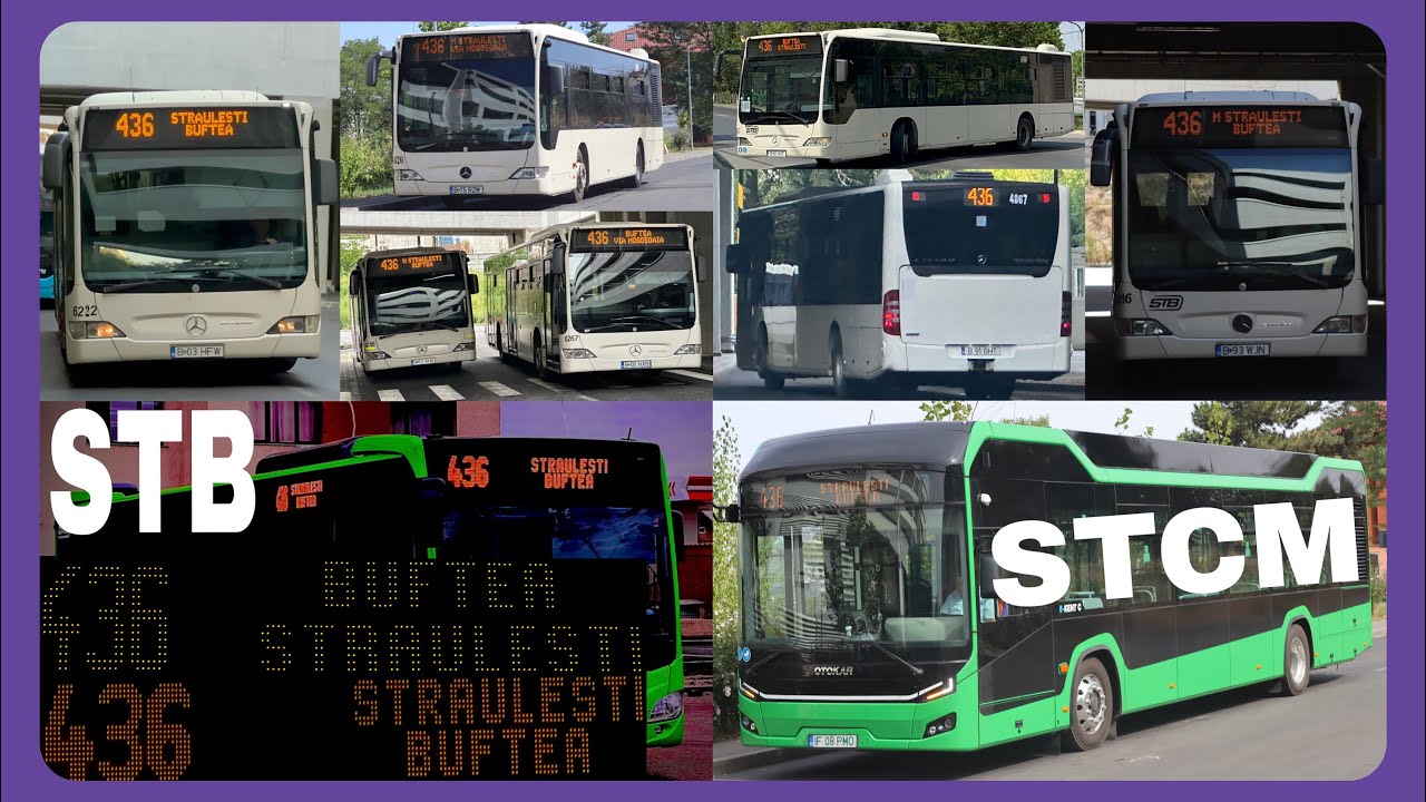 Transferul liniei STB 436 la STCM și noile Otokare e-Kent C12 în prima zi de exploatare + Călătorie