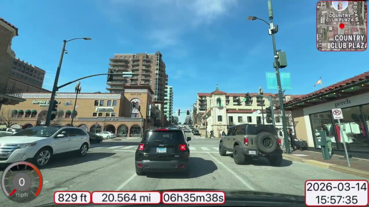 202600314 Dashcam Drivelapse Metropolitan Area Saturday
