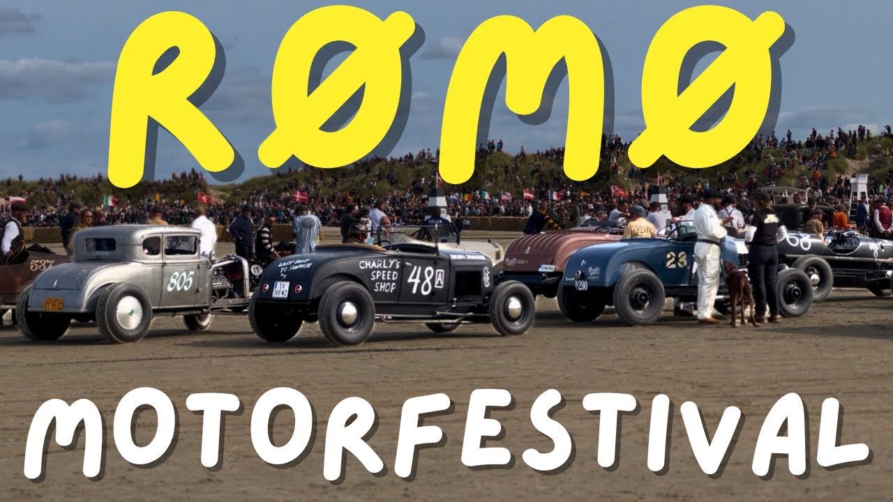 RØMØ | unzählige HotRods fahren am Strand 😳 - Motorfestival | HARDMOOD