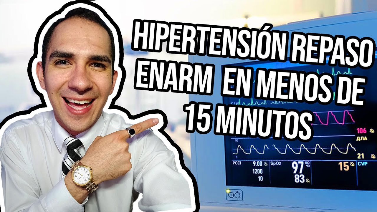 Hipertensión repaso ENARM en menos de 15 minutos!
