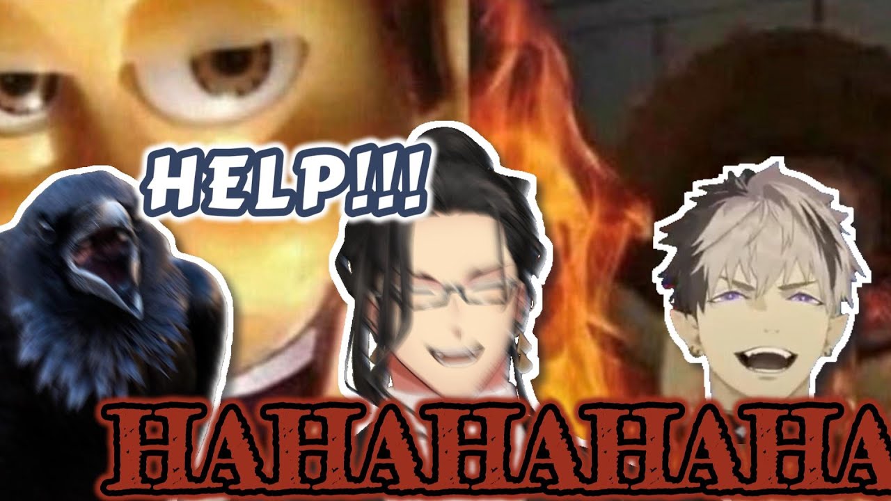 Shinri laughing maniacally, Ruze terrorizing, and Hakka helpless (Shinri POV) [Holostars EN]