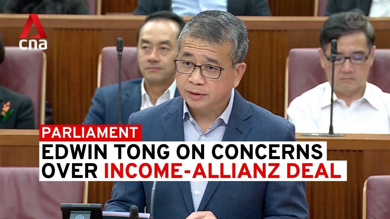 Income-Allianz deal off: Edwin Tong on Singapore government's concerns