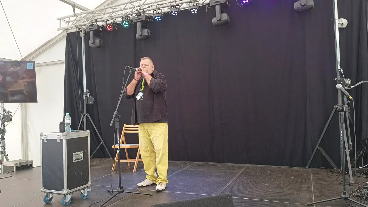 🎵 POD PAPUGAMI na harmonijce ustnej wyk. St. Salewski,  Czeremcha 2025 harmonijka ustna harmonica