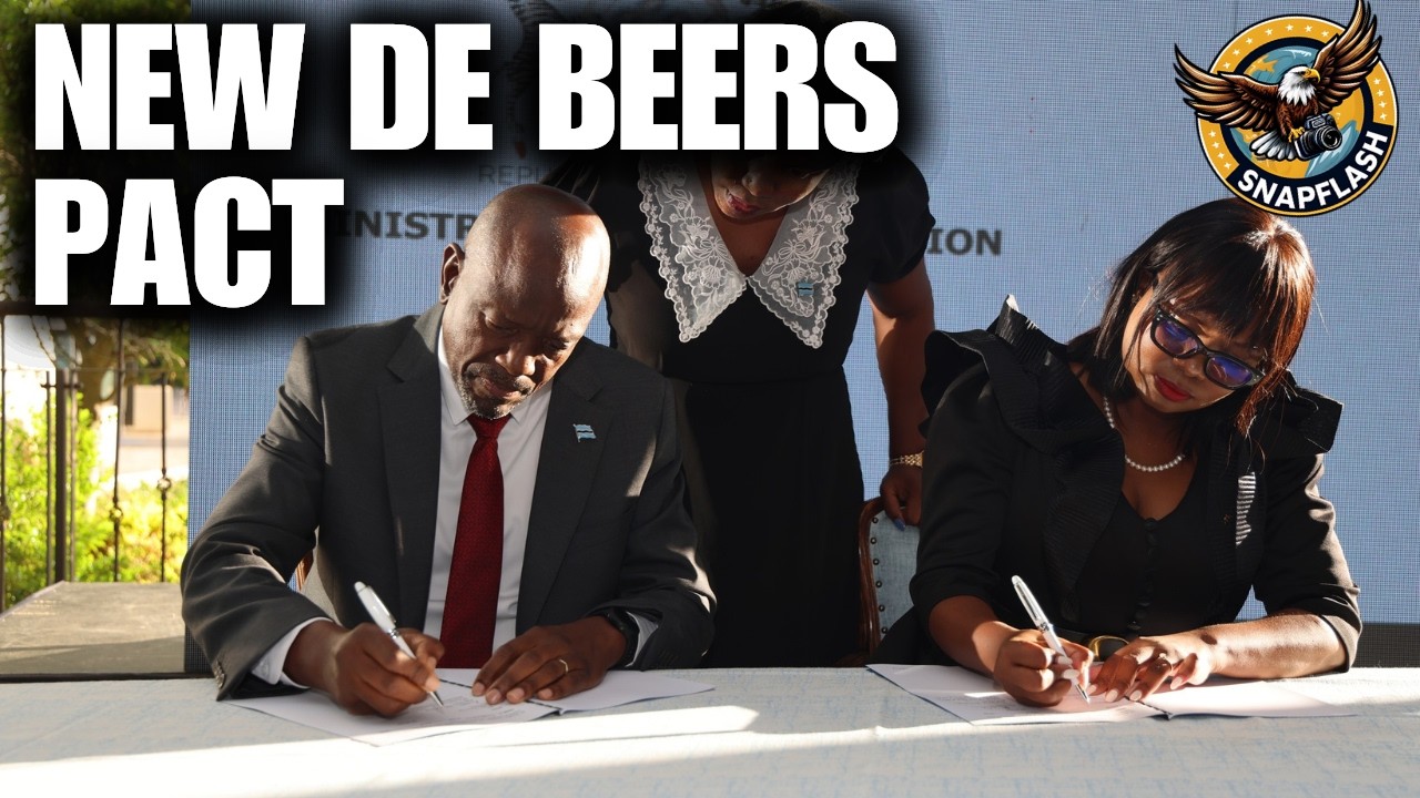 Botswana & De Beers Sign Major Skills Pact  Life Beyond Diamonds