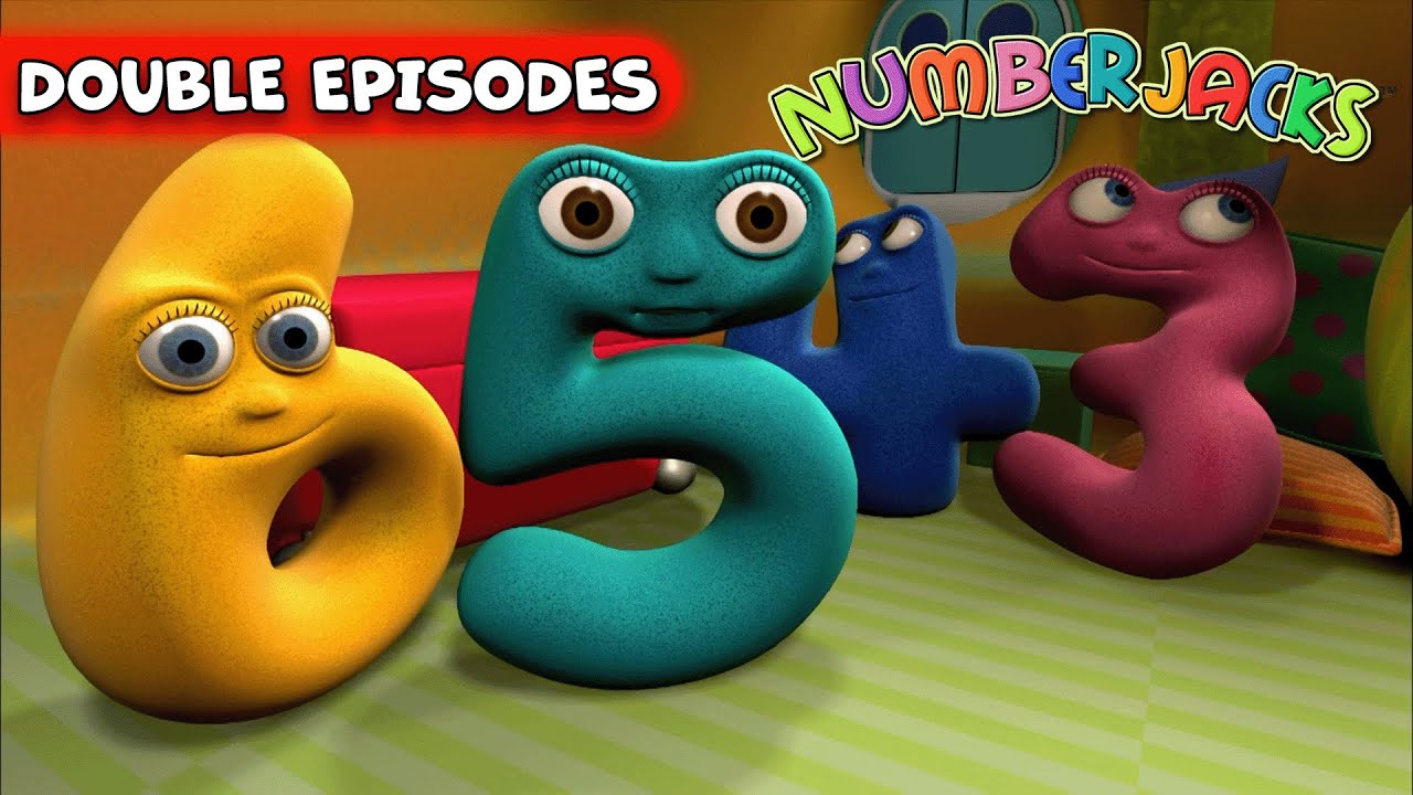 Numberjacks 🏫 Season 1, Episode 03-04 | DOUBLE FULL EPISODES