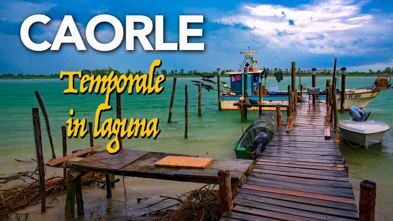 Fotografare il temporale nella laguna di Caorle, Venezia
