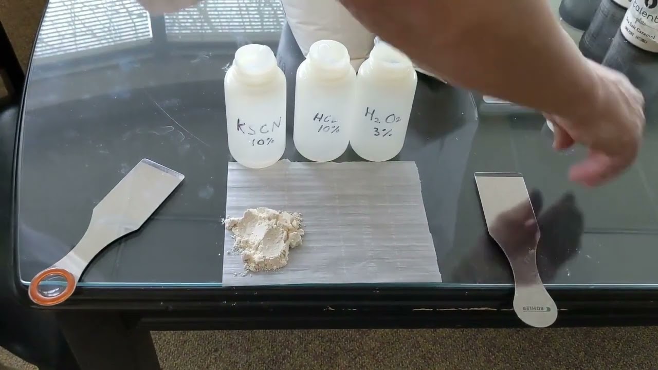 Iron Spot Test for enriched / fortified flour by Dr. Jeff Gwirtz, IAOM