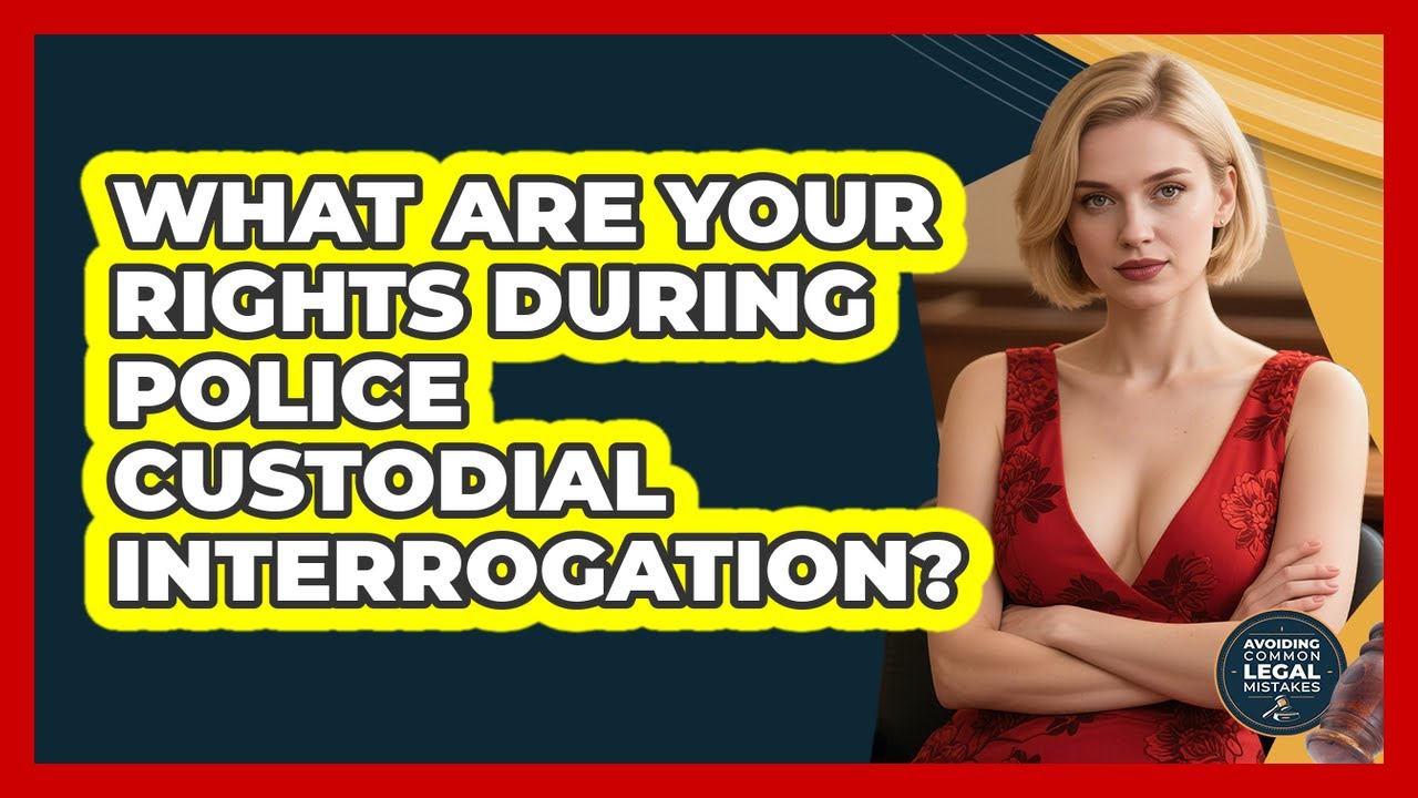 What Are Your Rights During Police Custodial Interrogation? - Avoiding Common Legal Mistakes