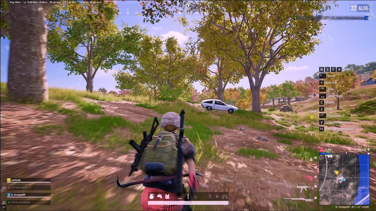 PUBG PC 1VS4