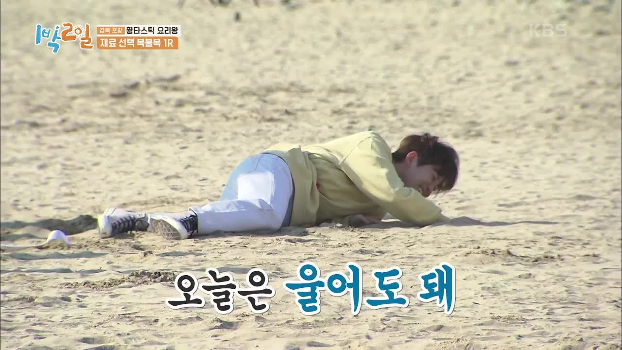 딘딘vs세윤, 종이인형처럼 흩날리는 딘딘 [1박 2일 시즌4/Two Days and One Night 4] | KBS 201129 방송