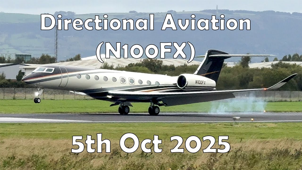 Directional Aviation (N100FX) : Gulfstream G700 : Teterboro (TEB) - Belfast (BHD) : 5th October 2025