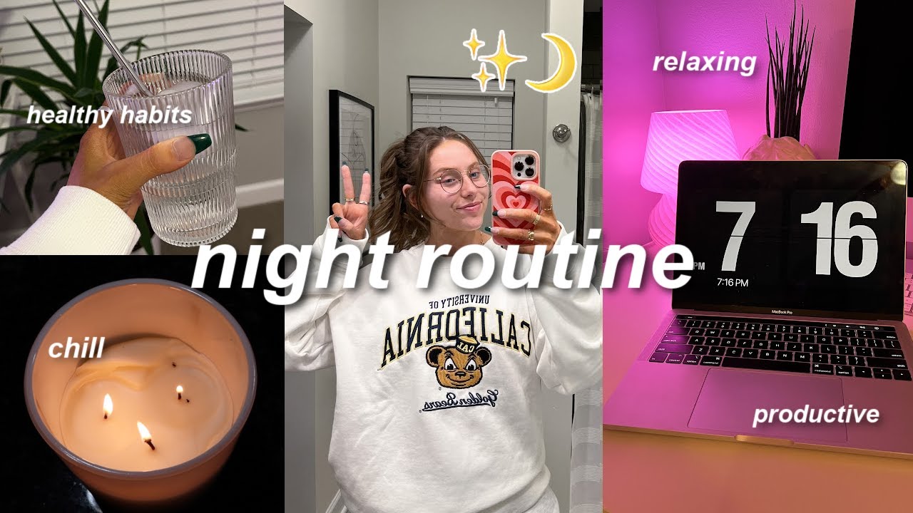 MY WINTER NIGHT ROUTINE 2022 | cozy, relaxing, + productive (&lsquo;that&rsquo; girl night routine)