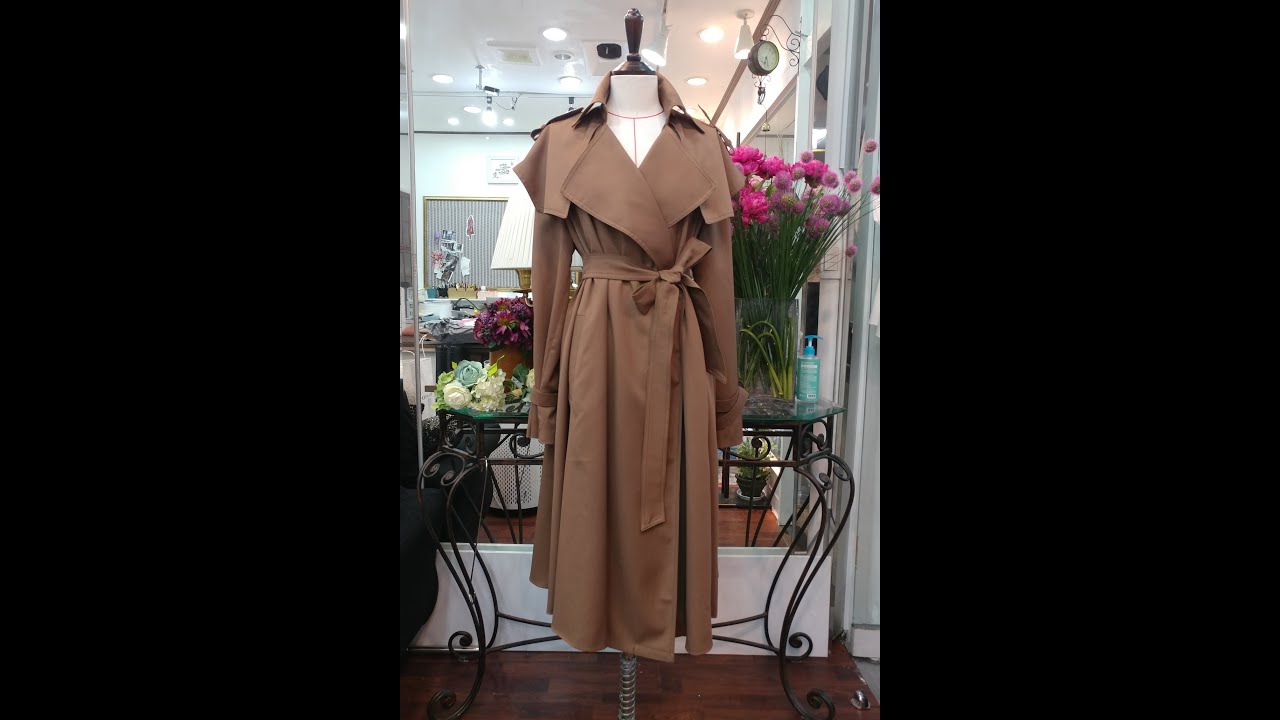 [sewingladystudio] - Napoleon collar trench coat #나폴레옹칼라 트렌치코트