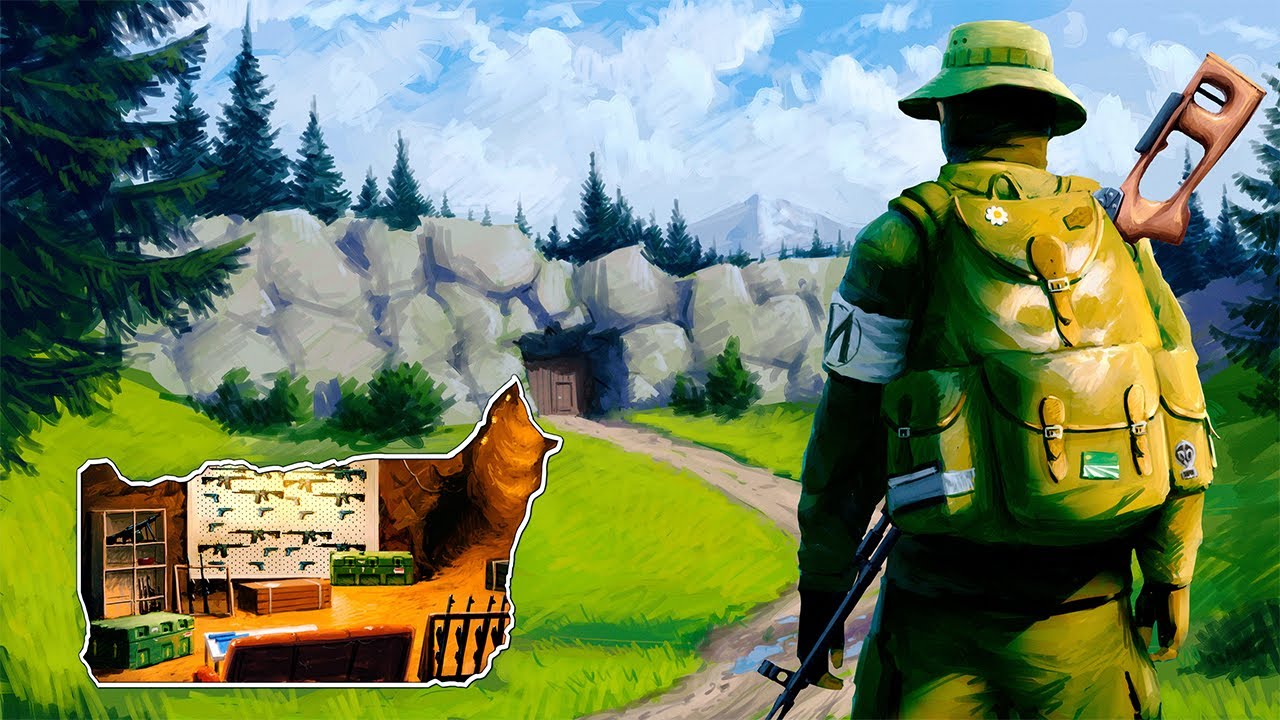 Я построил подземную туннельную базу в DayZ!