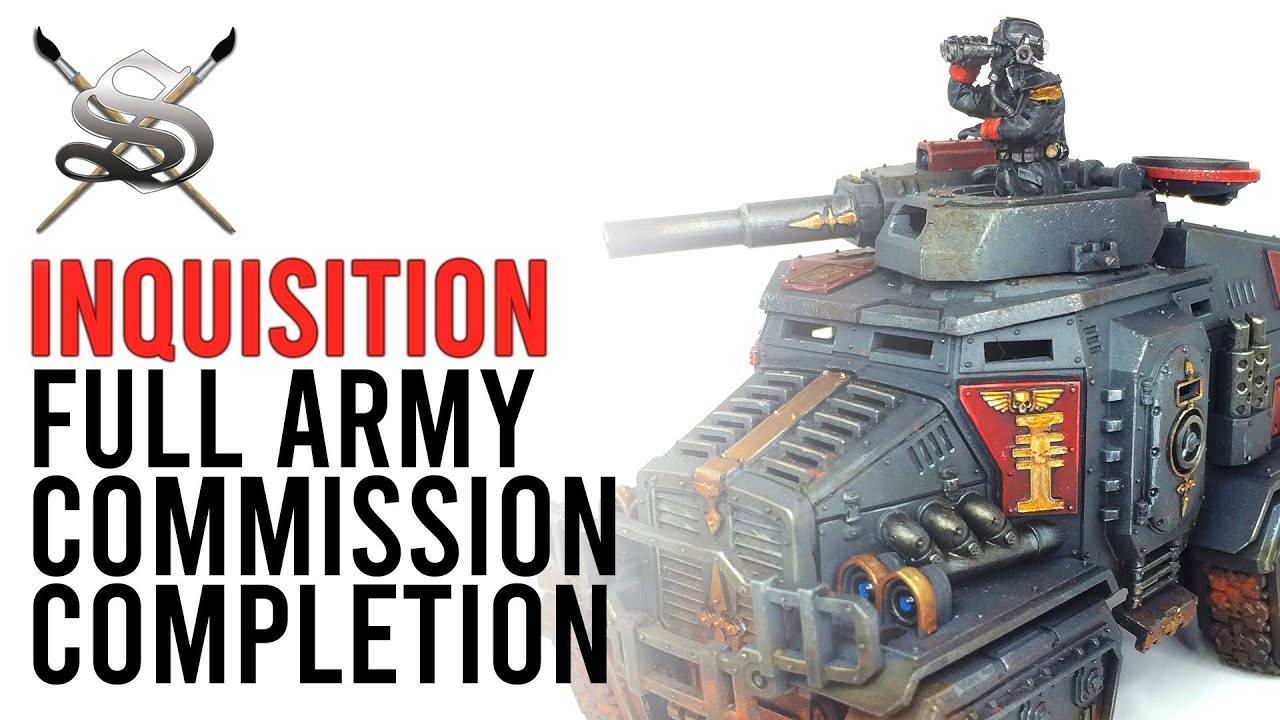 Commission Update: Inquisition Army Commission Siege Studios