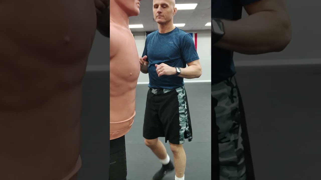Close up of striking surface and target area for precision kicks