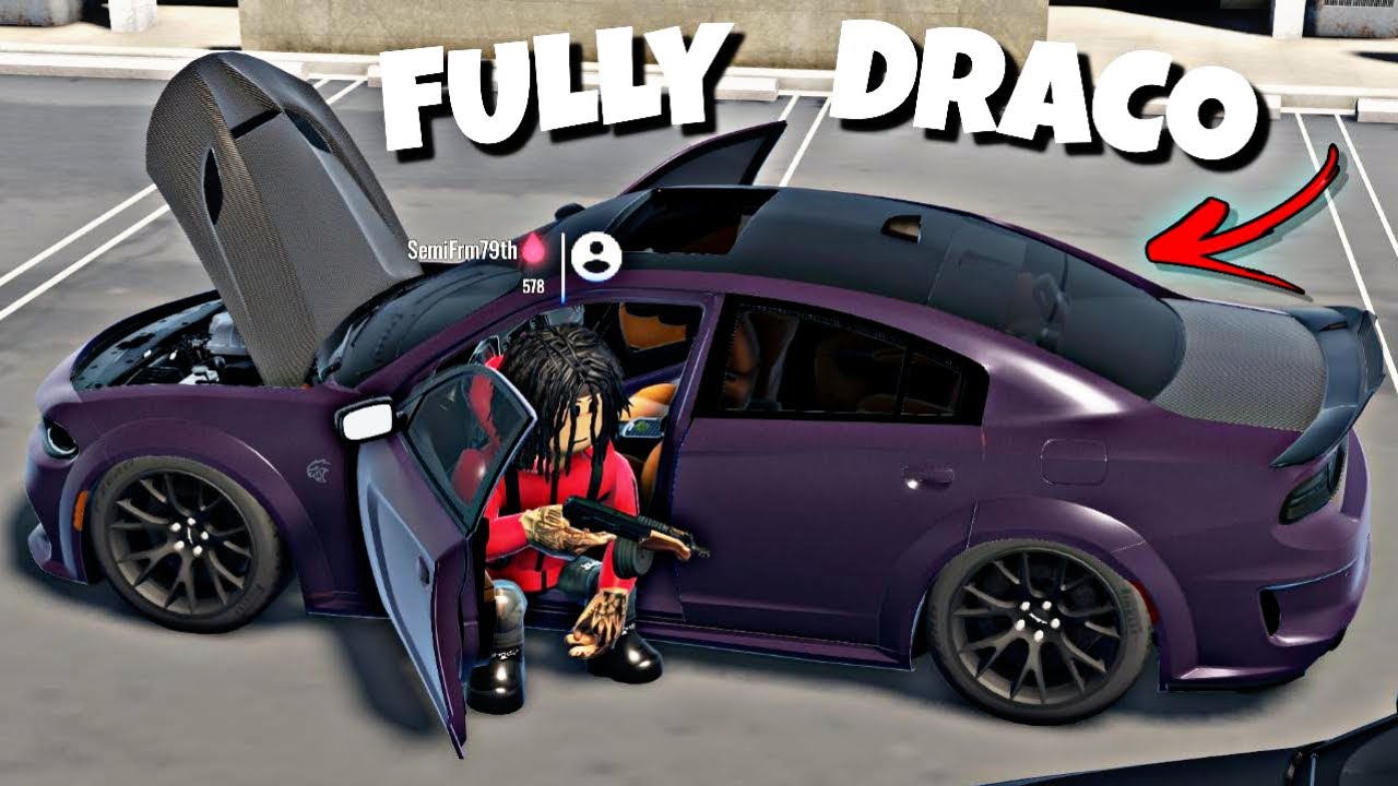 Crashing Out With A FULLY DRAC In This New Hood Game! (RP TESTING)