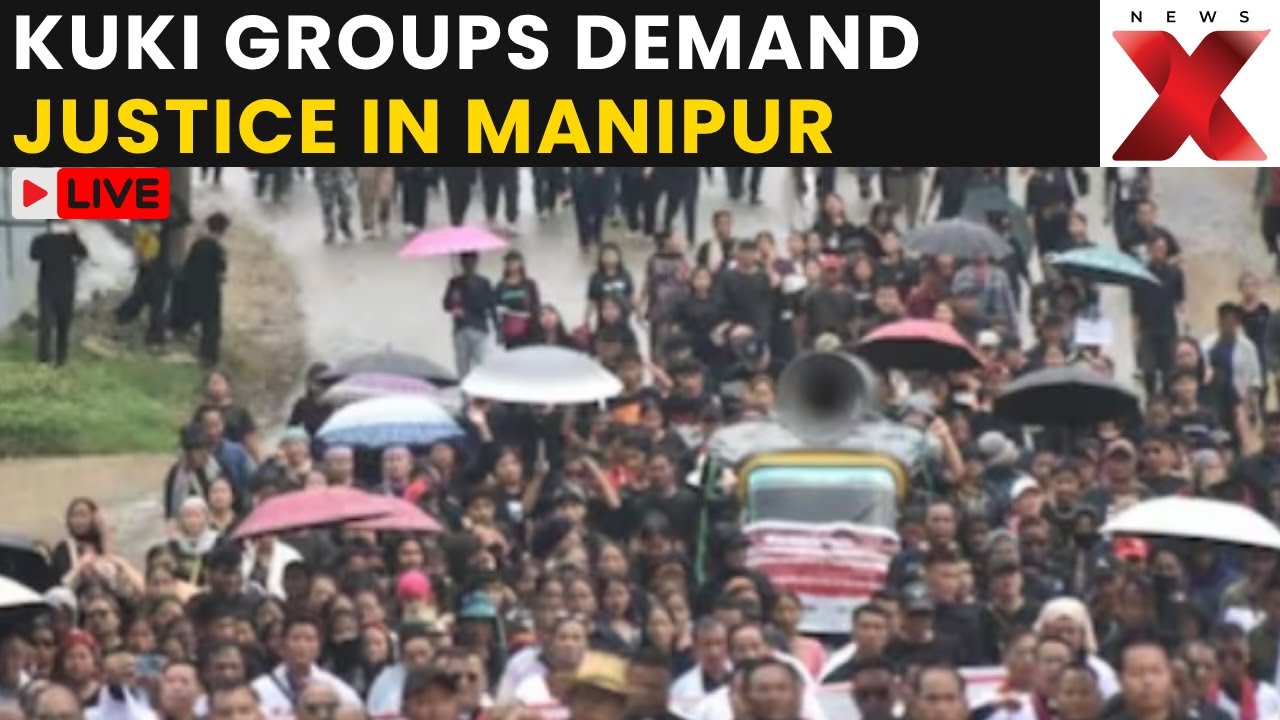 Manipur Violence LIVE: Kuki Groups Hold Emotional Coffin Protest Over Manipur Village Killing |NewsX
