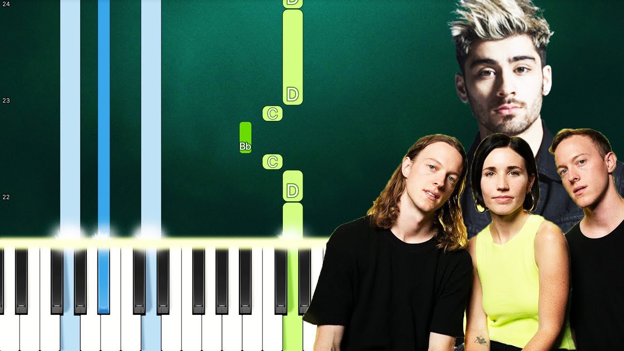 SHAED x ZAYN - Trampoline (Piano Tutorial Easy) By MUSICHELP