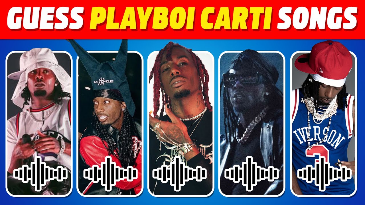 Guess 35 Playboi Carti songs| Guess the song quiz | Playboi Carti Quiz 2025 | guess the rap song