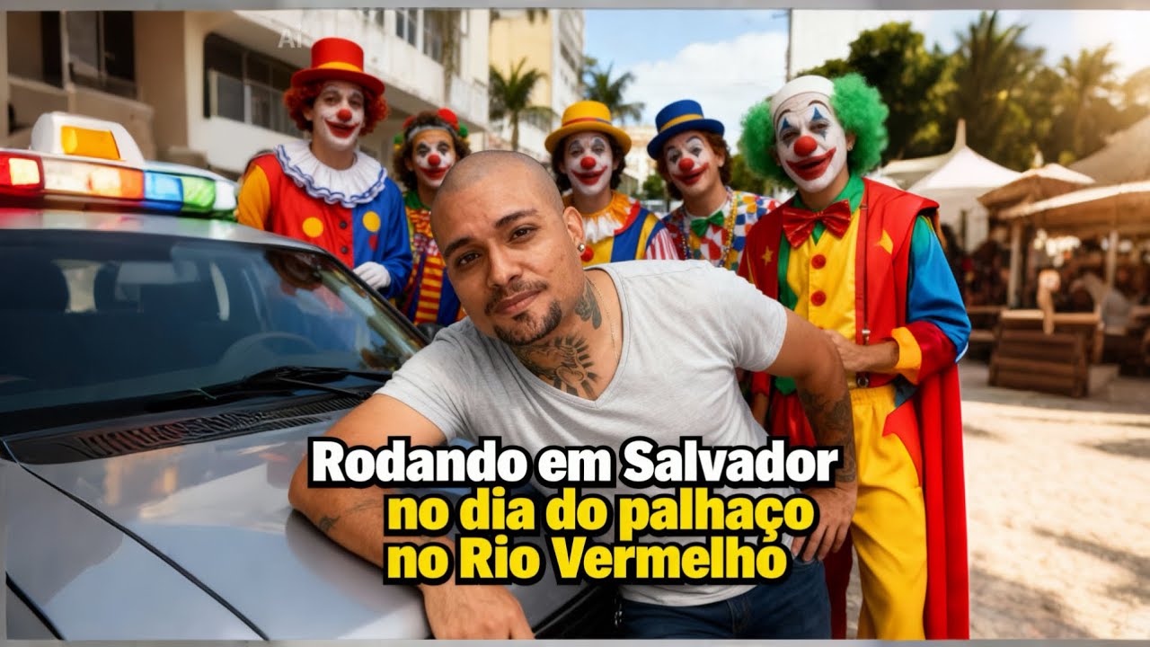 Mas um dia rodando aplicativo em Salvador 31/01/2026 no dia do palhaço no Rio Vermelho 