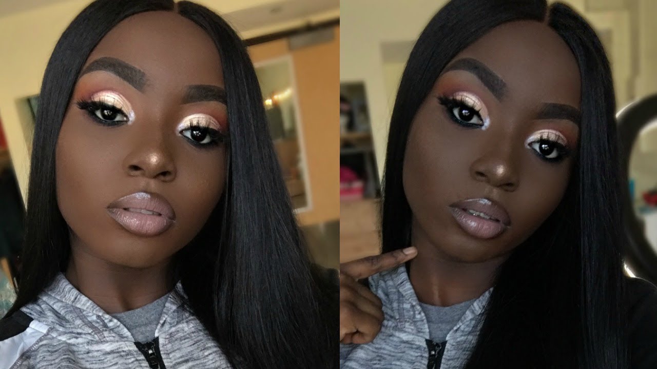 Warm Orange Fall Makeup Tutorial | WOC|  Young Africana