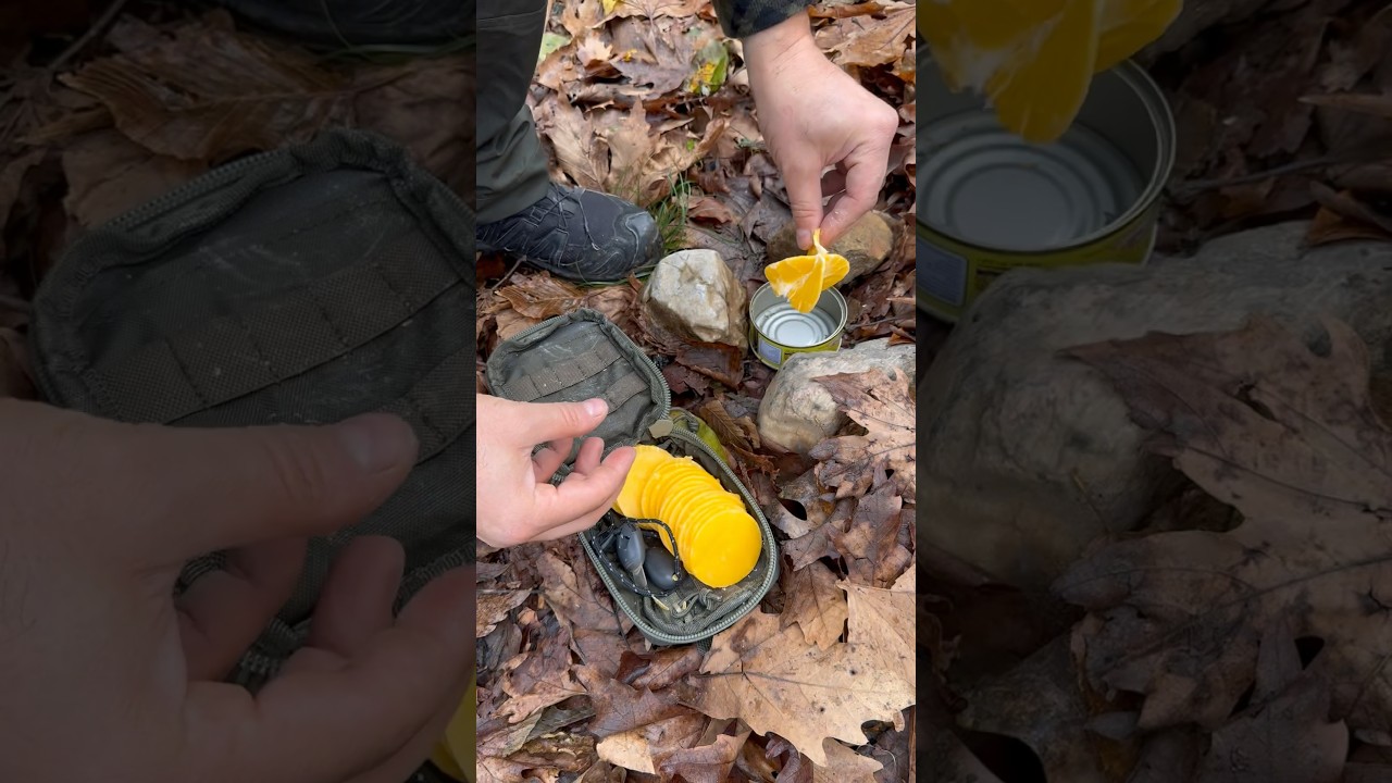 Islanınca bile yanabilen ateş pamukları #bushcraft #camping #outdoors #kamp #asmr