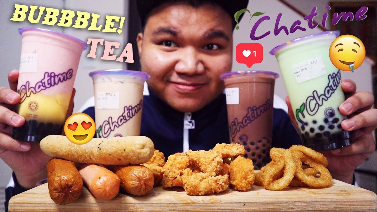 😆Aku rasa TOP 4 AIR CHATIME Bubble Tea! (Malaysia🇲🇾) - MUKBANG 먹방 | Eating Show