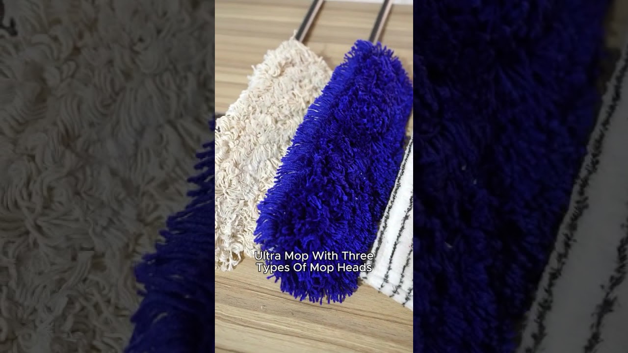 How to Use Greenway Ultra Mop | Cotton, Acrylic & Microfiber Mop | 2-Piece Handle