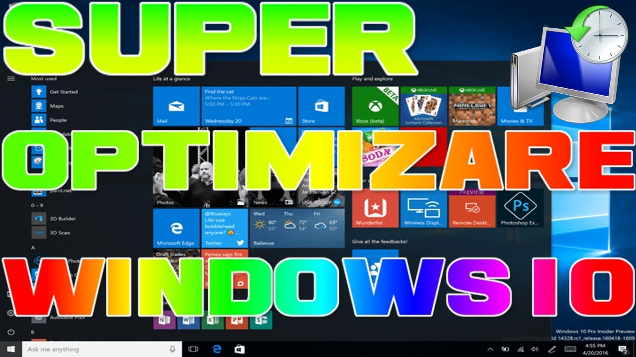 Super Optimizare Windows Secretele Unui Windows 10 Fara Consum