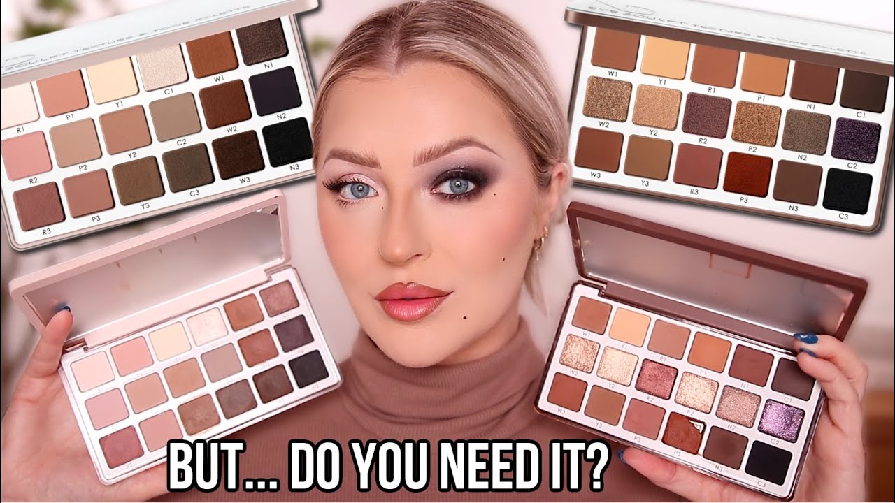 NATASHA DENONA EYE SCULPT TEXTURE & TONE PALETTES | Soft + Dramatic First Impressions