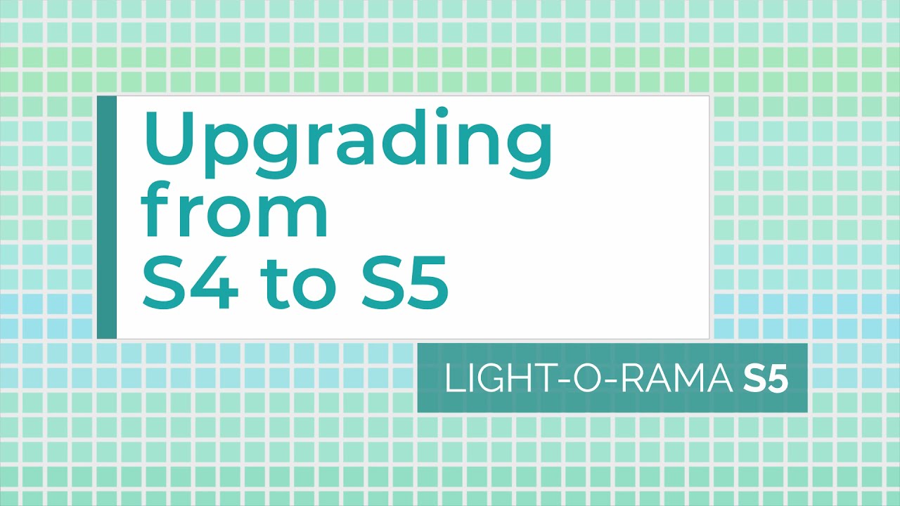 Light-O-Rama S5 Software: Upgrading from S4 to S5 - Luminous Harmony 