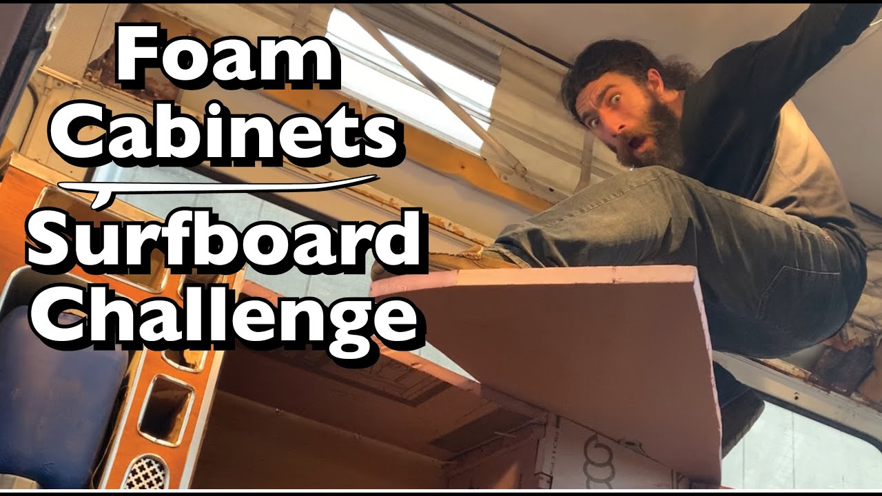 Прототипы шкафов из пеноматериала, часть 3 — Surfboard Countertop Challenge