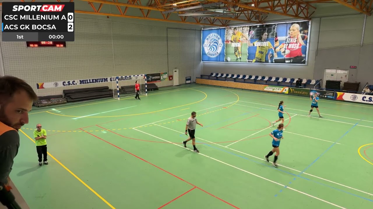CSC Millenium Giarmata A - ACS Golden Kids Bocsa handbal Junioare 3 -  15 noiembrie 2025 repriza 1 