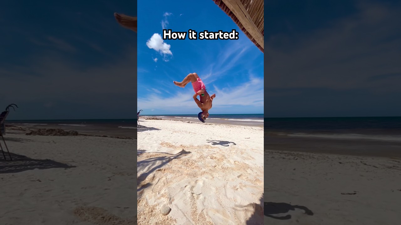Turned off gravity #breakdance #flip